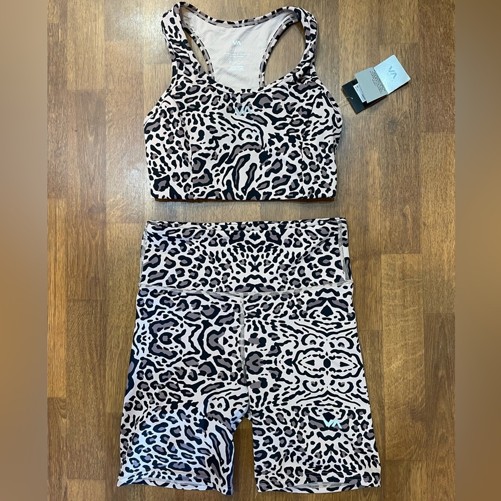 RVCA Leopard Workout Set